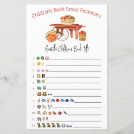 Der Apfel unseres Eye Emoji Baby Duschspiels