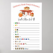 Der Apfel unseres Eye Emoji Baby Duschspiels Poster (Vorne)