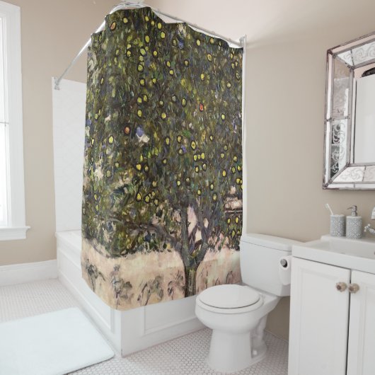 Der Apfelbaum 1916 von Gustav Klimt Duschvorhang (Beispiel)