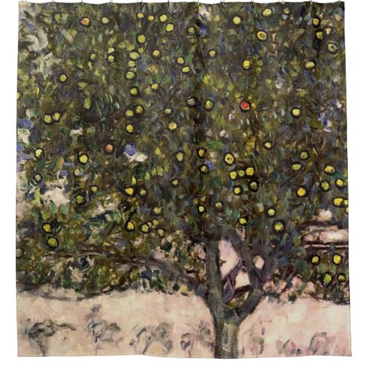 Der Apfelbaum 1916 von Gustav Klimt Duschvorhang (Vorderseite)