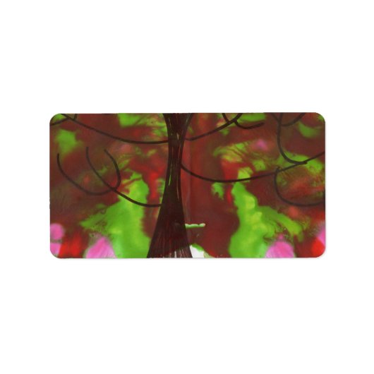 Der Apfelbaum Adressaufkleber (Vorne)