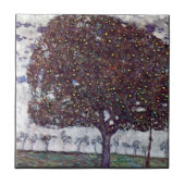 Der Apfelbaum durch Gustav Klimt Fliese (Vorderseite)