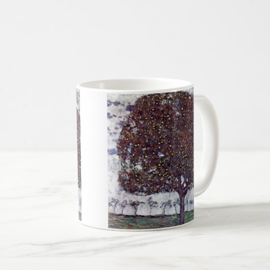 Der Apfelbaum durch Gustav Klimt Kaffeetasse (VorderseiteRechts)