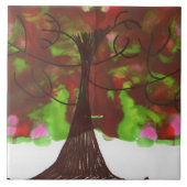 Der Apfelbaum Fliese (Vorderseite)