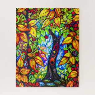 Der Apfelbaum Surreal Digitale Kunst Puzzle
