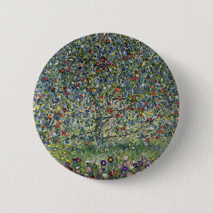 Der Apfelbaum (von Gustav Klimt) Button