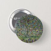 Der Apfelbaum (von Gustav Klimt) Button (Vorne & Hinten)
