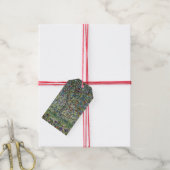 Der Apfelbaum (von Gustav Klimt) Geschenkanhänger (Mit Garn)