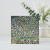 Der Apfelbaum (von Gustav Klimt) Karte (Stehend Vorderseite)