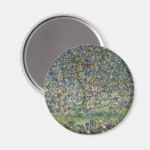 Der Apfelbaum (von Gustav Klimt) Magnet (Vorderseite/Rückseite)