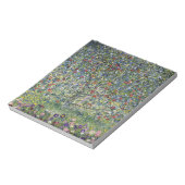 Der Apfelbaum (von Gustav Klimt) Notizblock (Rotiert)
