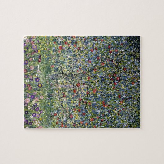 Der Apfelbaum (von Gustav Klimt) Puzzle (Horizontal)