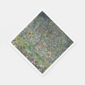 Der Apfelbaum (von Gustav Klimt) Serviette (Ecke)
