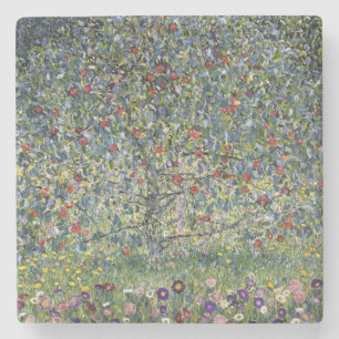 Der Apfelbaum (von Gustav Klimt) Steinuntersetzer