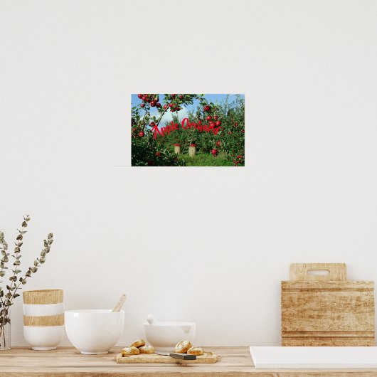 Der Apfelgarten Poster (Küche)