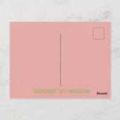 Der Apfelgarten Postkarte (Rückseite)