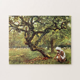 Der Apfelgarten von Helen Allingham Puzzle