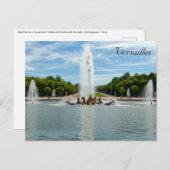 Der Apollo-Brunnen im Garten von Versailles Postkarte (Vorne/Hinten)