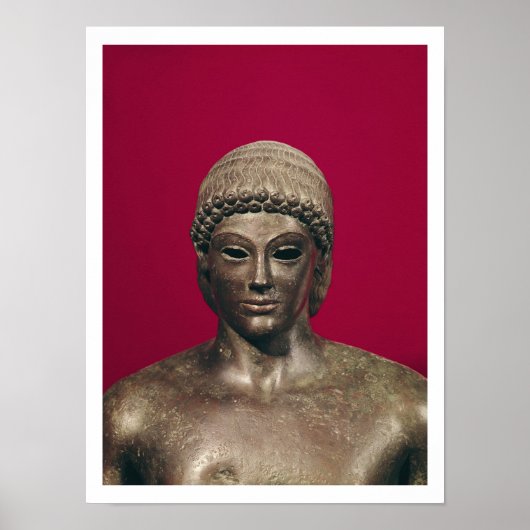 Der Apollo von Piombino, Leiter der Statue, gefund Poster (Vorne)