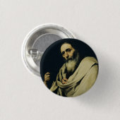 Der Apostel Bartholomäus Fine Art Button (Vorne & Hinten)
