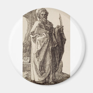 Der Apostel Bartholomäus Fine Art Magnet