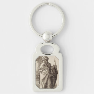 Der Apostel Bartholomäus Fine Art Schlüsselanhänger