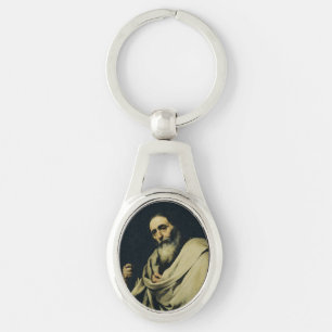 Der Apostel Bartholomäus Fine Art Schlüsselanhänger