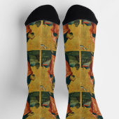 Der Apostel Bartholomäus Fine Art Socken (Oben)