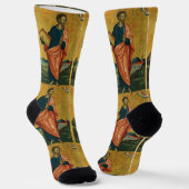 Der Apostel Bartholomäus Fine Art Socken (Gewinkelt)