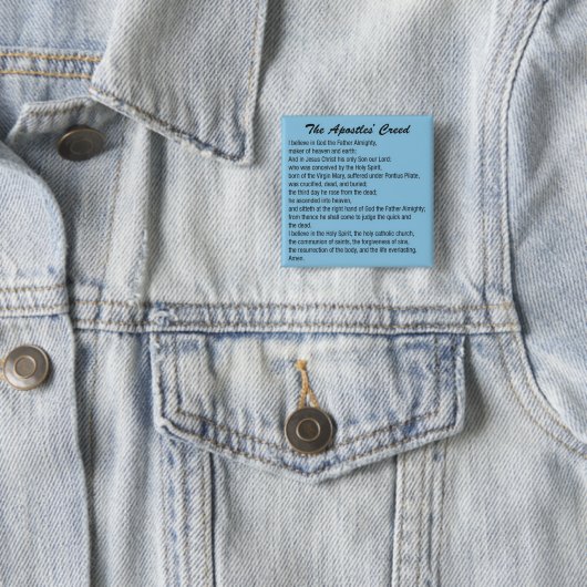 Der Apostel-Kredoknopf Button (Beispiel)