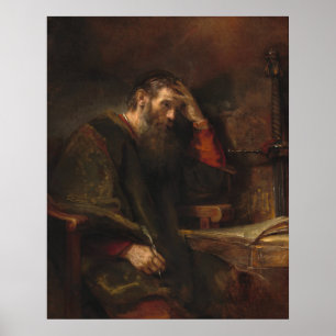 Der Apostel Paul - Rembrandt Fine Art Poster