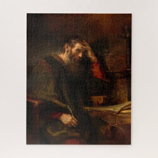 Der Apostel Paul von Rembrandt van Rijn Puzzle (Vertikal)