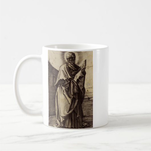 Der Apostel Paulus Kaffeetasse (Links)