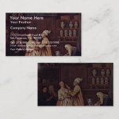 Der Apotheker durch Longhi Pietro (beste Qualität) Visitenkarte (Vorne/Hinten)