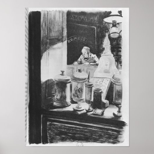 Der Apotheker Homais Poster (Vorne)