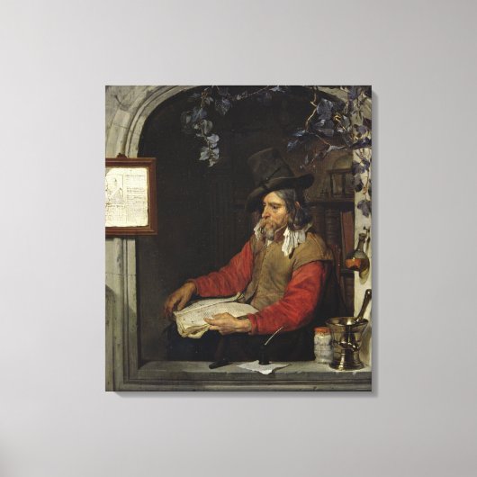 Der Apotheker oder der Chemist Leinwanddruck (Vorderseite)