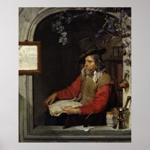 Der Apotheker oder der Chemist Poster