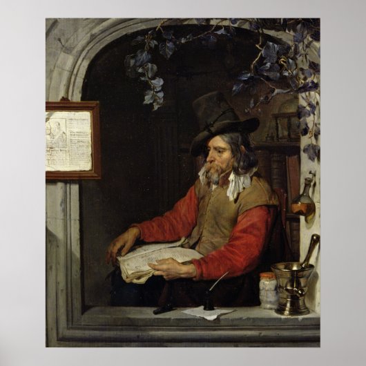 Der Apotheker oder der Chemist Poster (Vorne)