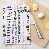 Der Appetit in anderen Sprachen ist geringer - lil Geschirrtuch (Viertel Falte)