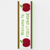Der Apple des roten und grünen Lehrers Banner (Vertikal)