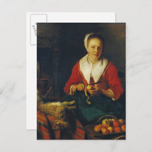 Der Apple Peeler Postkarte (Vorne/Hinten)