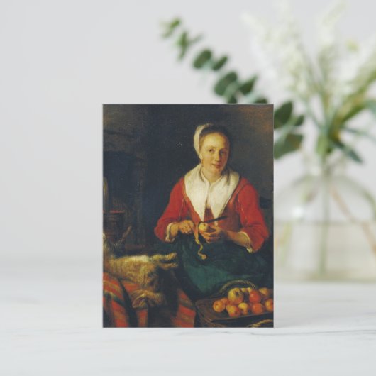 Der Apple Peeler Postkarte (Stehend Vorderseite)