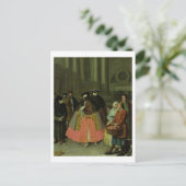 Der Apple-Verkäufer (Öl auf Leinwand) Postkarte (Stehend Vorderseite)