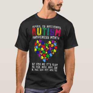 Der April ist der Tag des Weltautismus-Bewusstsein T-Shirt