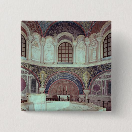 Der Apse mit dem baptismal Schriftart Button (Vorderseite)