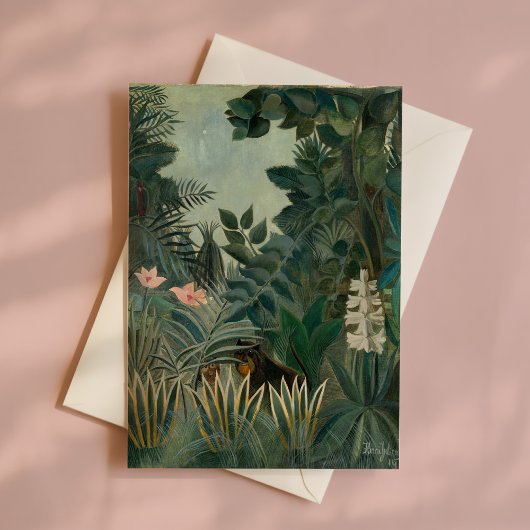 Der Äquatorialdschungel | Henri Rousseau Karte