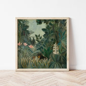 Der Äquatorialdschungel | Henri Rousseau Poster