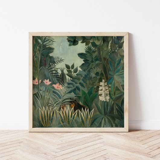 Der Äquatorialdschungel | Henri Rousseau Poster