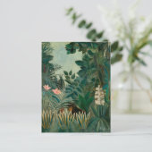 Der Äquatorialdschungel | Henri Rousseau Postkarte (Stehend Vorderseite)