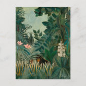 Der Äquatorialdschungel | Henri Rousseau Postkarte (Vorderseite)